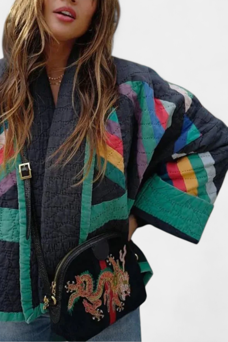Noreen | Quilted Open-Front Jacket