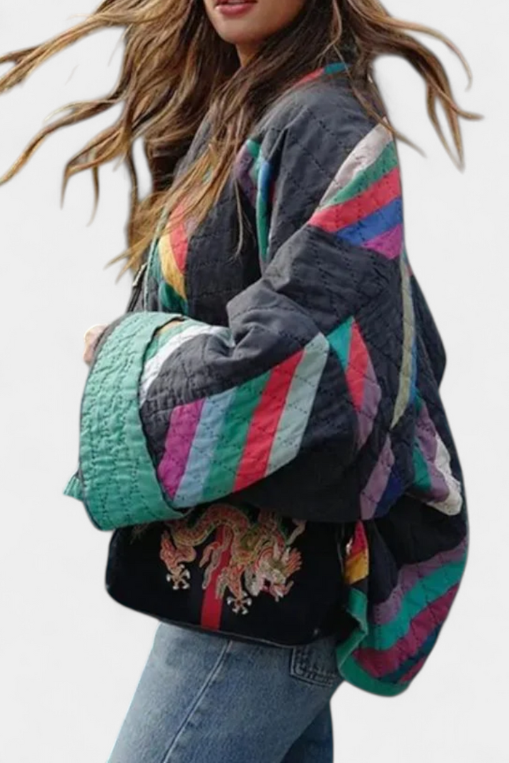 Noreen | Quilted Open-Front Jacket