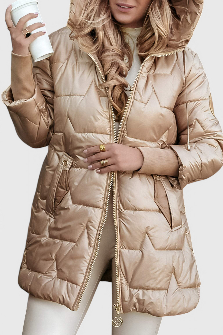 Selma | Hooded Longline Padded Jacket