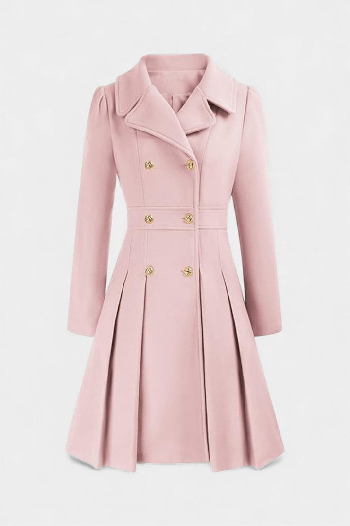 Georgette | Double-Breasted A-Line Coat