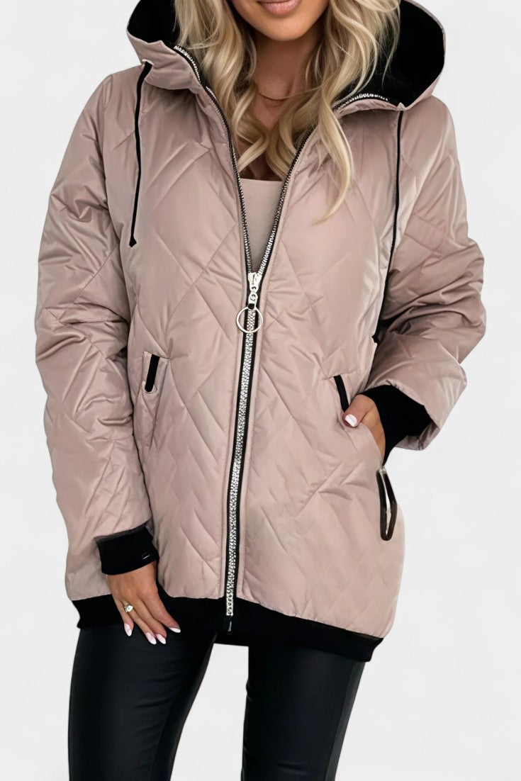 Nora | Cozy Hooded Longline Parka