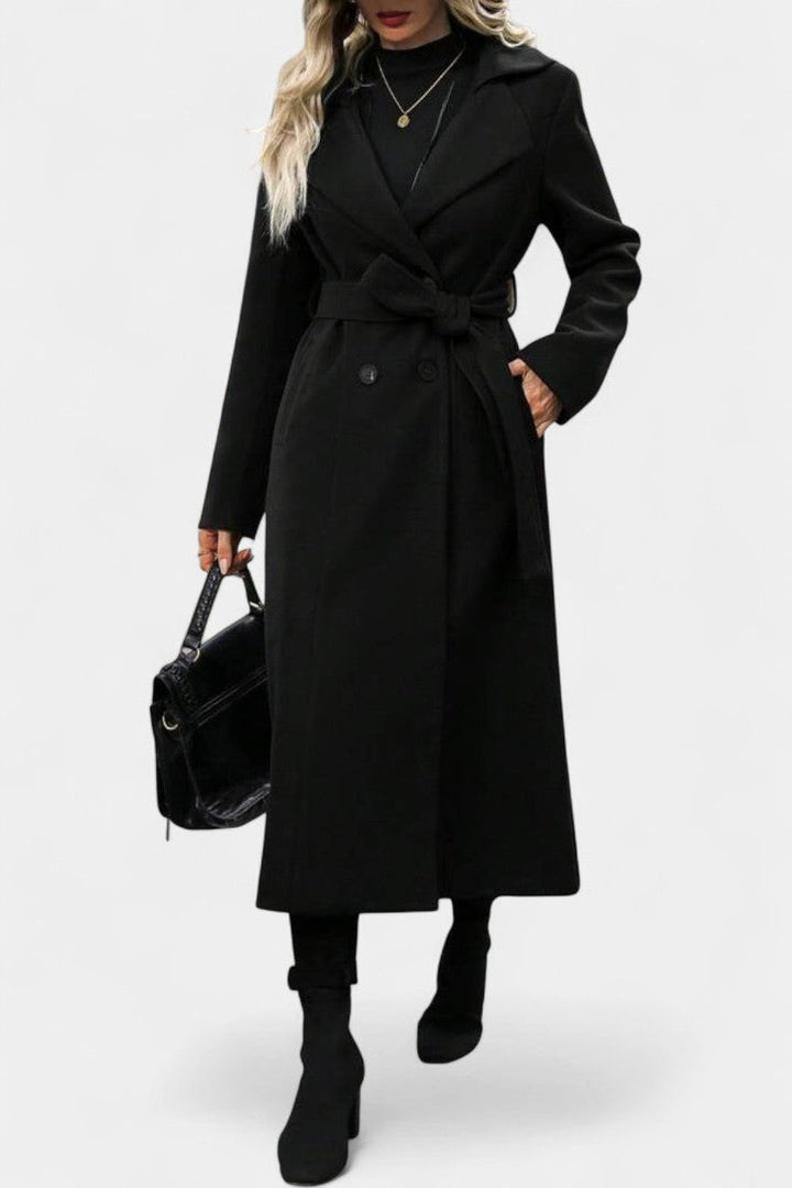 Yolanda | Timeless Plaid Belted Coat