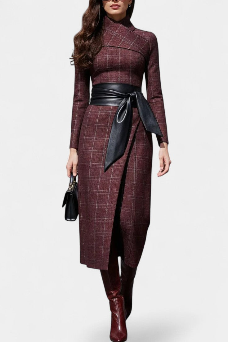 Anastasia | Tailored Wrap Skirt