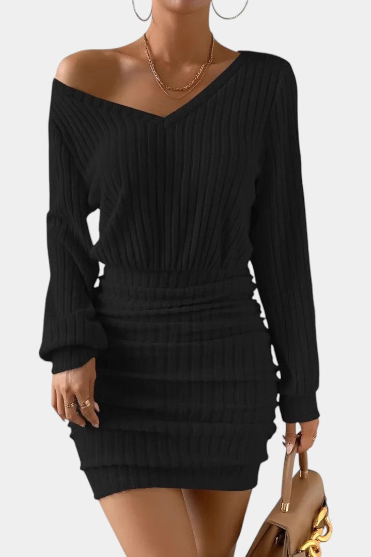 Melinda | Sculpting Ribbed Dress
