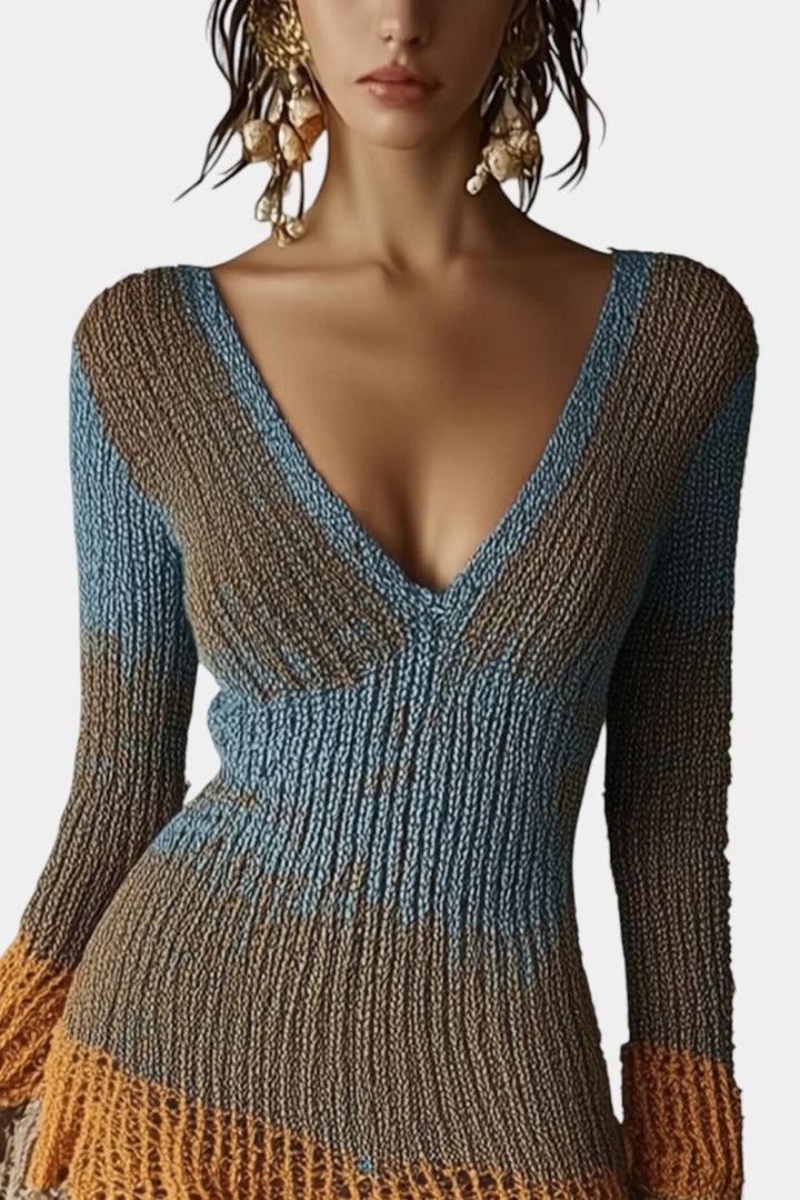 Marlette | Lace-Trimmed Textured Knit Mini Dress