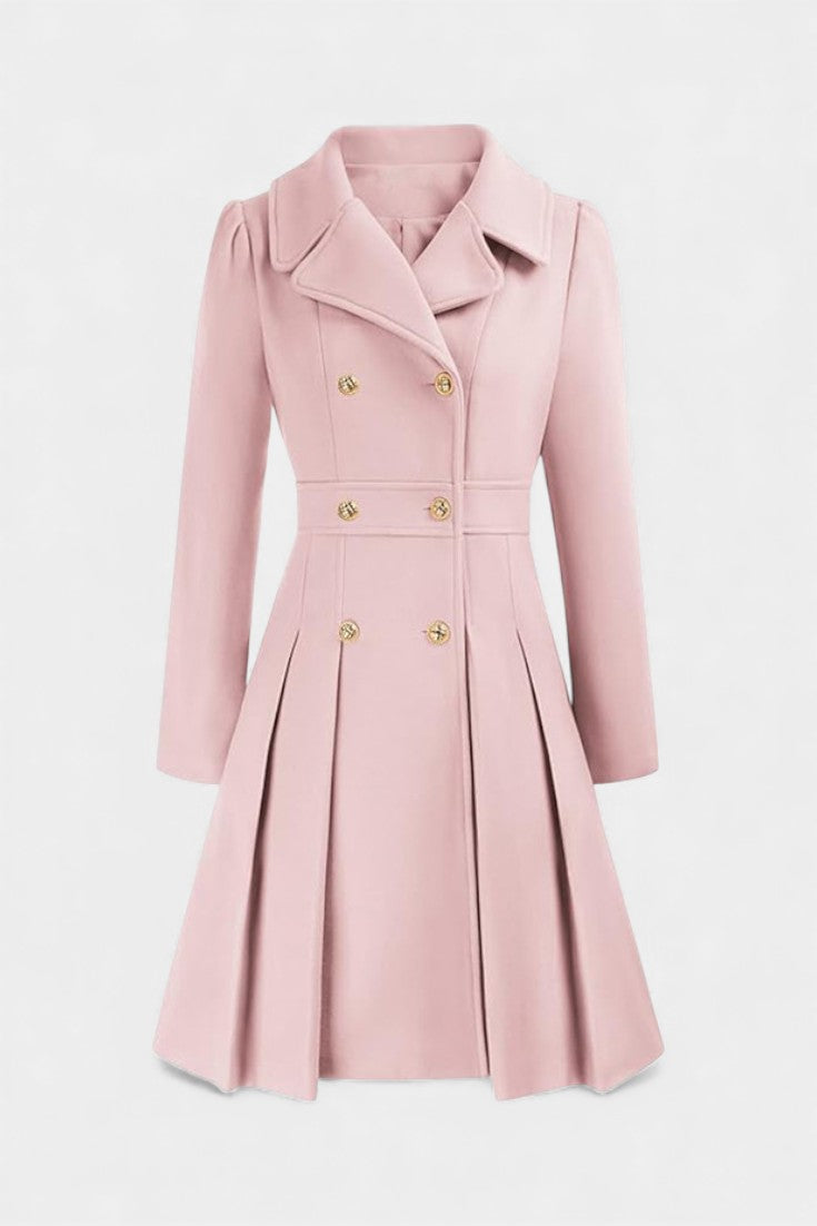Annalise | Flared Double-Breasted Coat