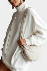 Sybil | Relaxed High-Neck Cardigan