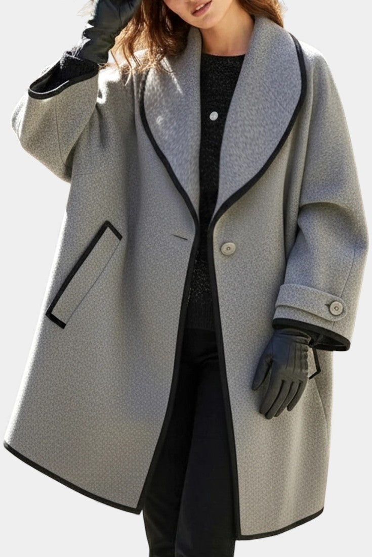 Rosaleen | Wide-Collar Oversized Coat