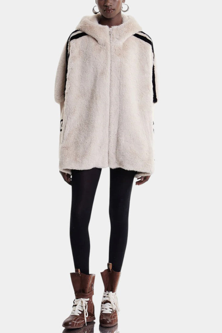 Cornelia | Plush Hooded Jacket