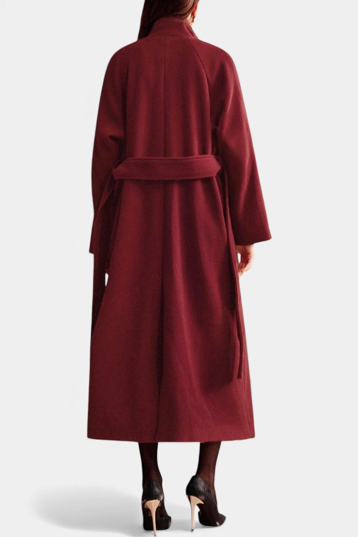 Whitney | Belted Long Wrap Coat