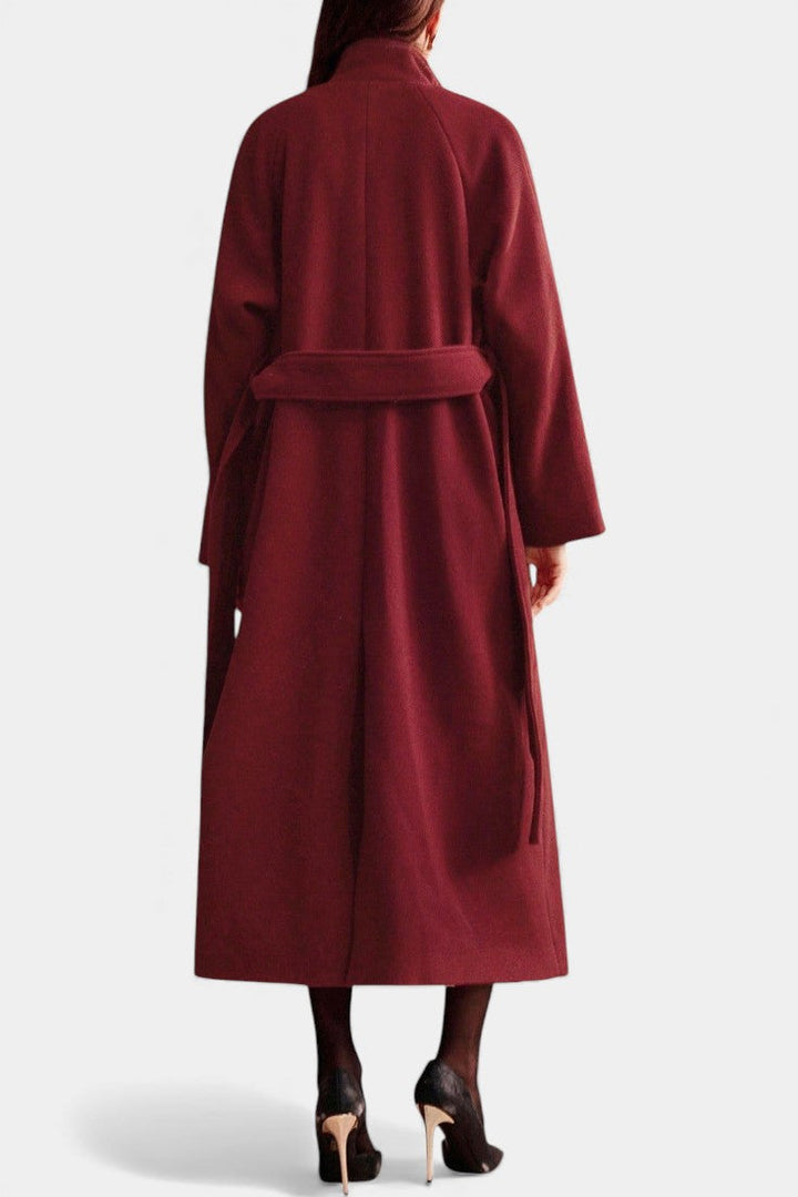 Cressida | Belted Long Wrap Coat