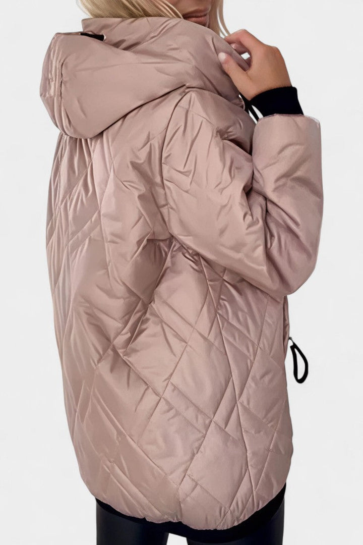 Francine | Long Hooded Quilted Parka