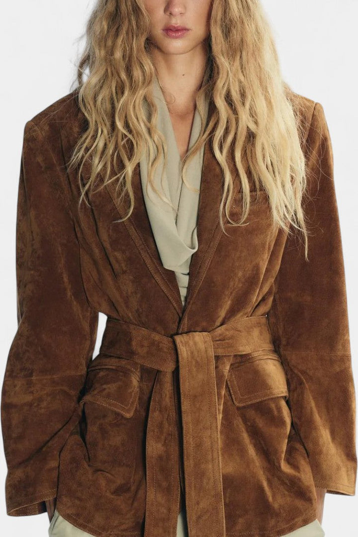 Wren | Tie-Waist Tailored Blazer