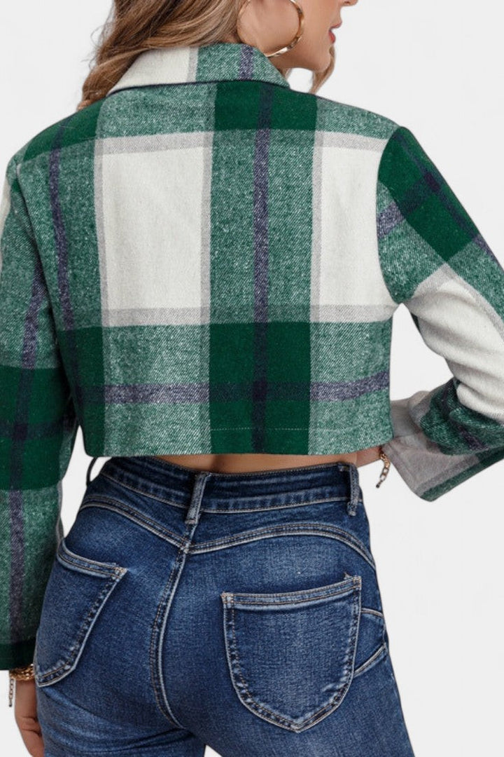 Matilda | Cropped Button-Front Jacket