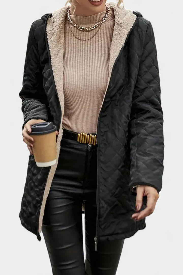 Aurelia | Cozy Hooded Quilted Jacket