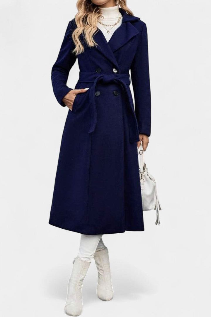 Yolanda | Timeless Plaid Belted Coat