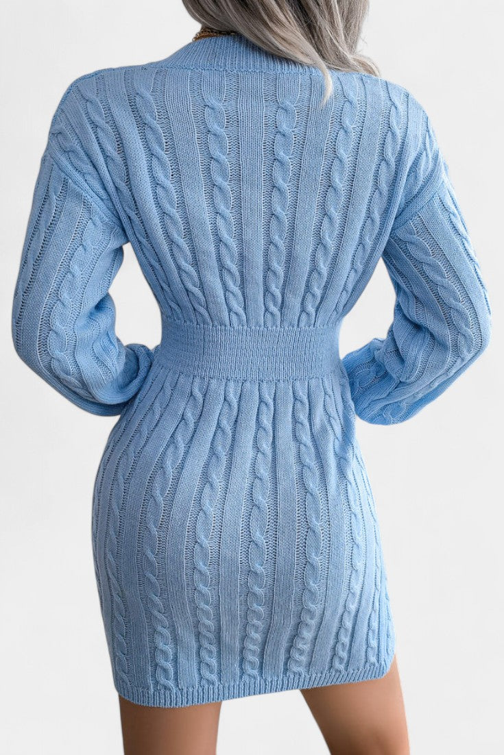 Felicity | Cable-Knit Mini Sweater Dress