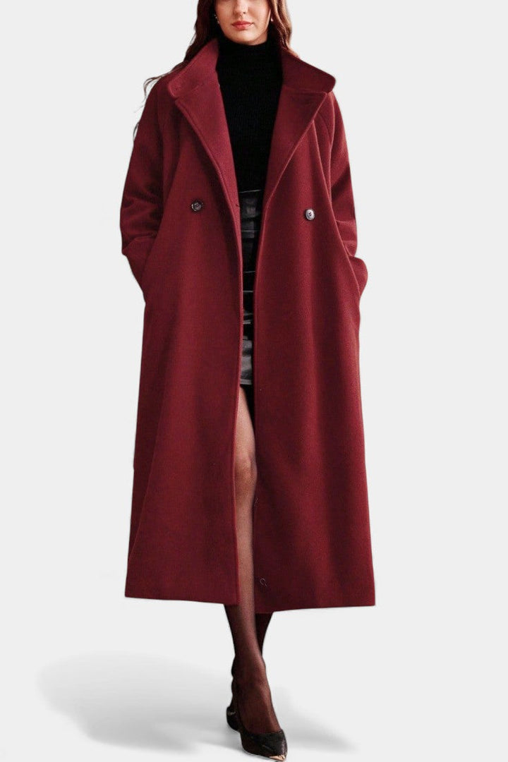 Whitney | Belted Long Wrap Coat
