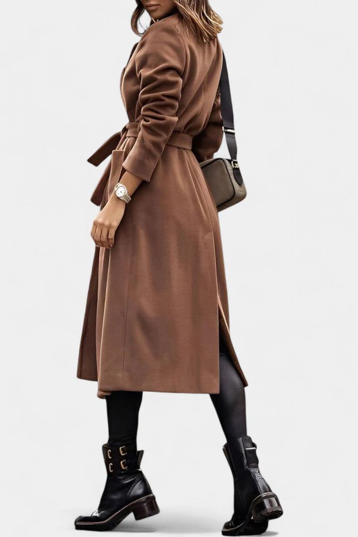 Brigitte | Belted Longline Coat