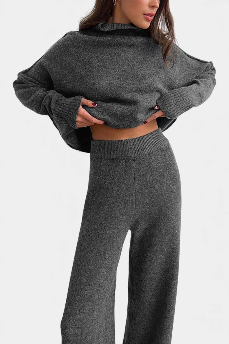 Elara | Cozy Turtleneck Two-Piece Set