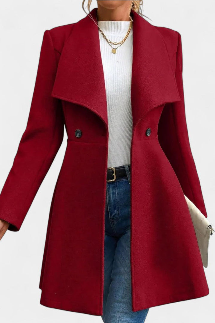 Ellen | Tailored Peplum Coat