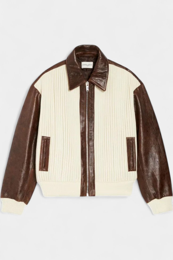 Solene | Color-Blocked Bomber Jacket