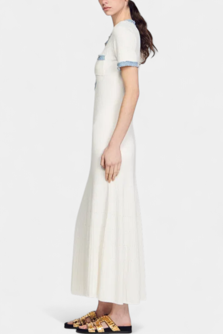 Estella | Refined Knit Midi Dress
