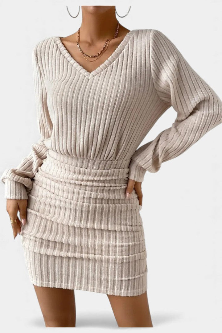 Melinda | Sculpting Ribbed Dress