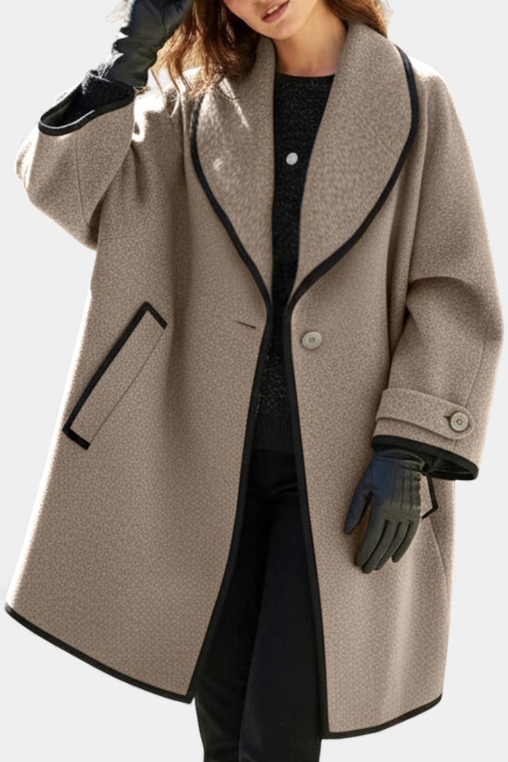 Rosaleen | Wide-Collar Oversized Coat