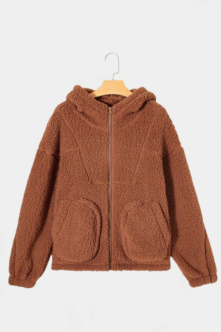 Elsie | Cozy Hooded Zip Jacket