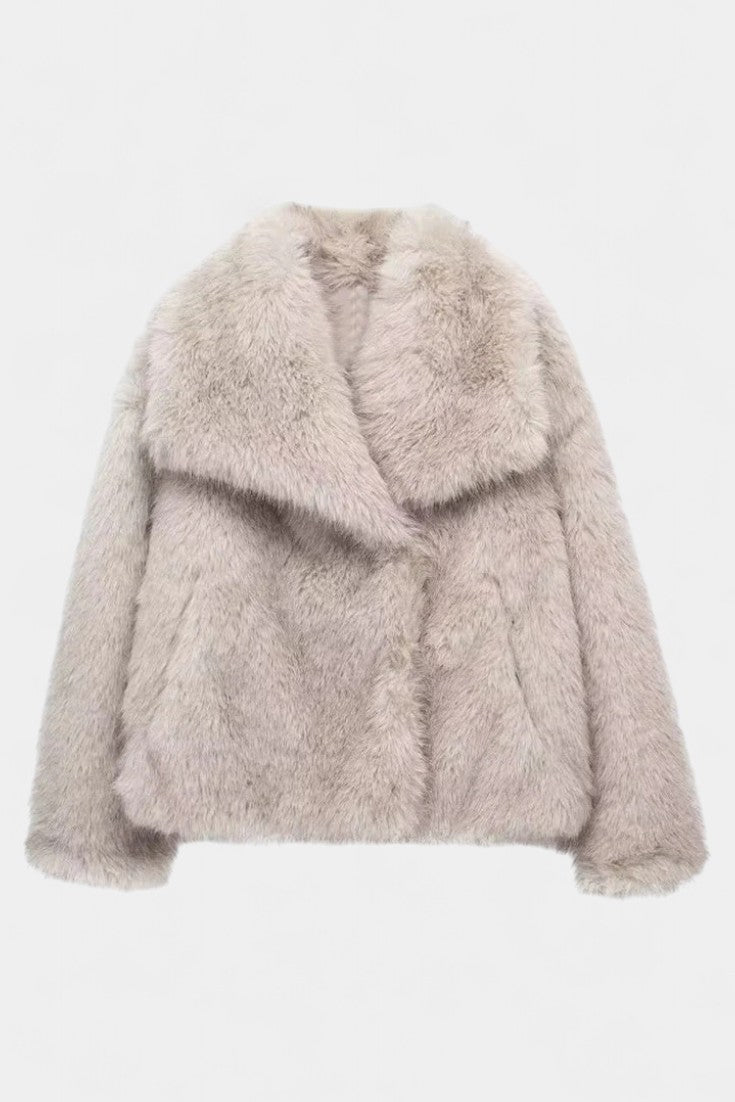 Sylvia | Plush Oversized Statement Coat