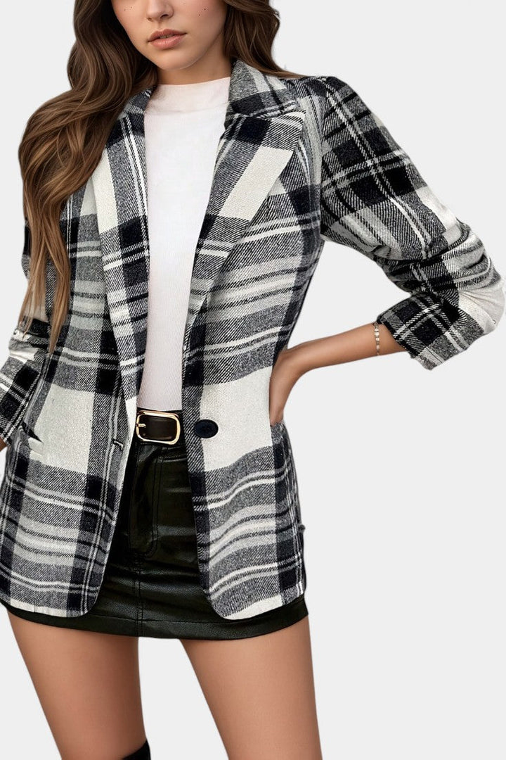 Seraphina | Refined Checked Blazer