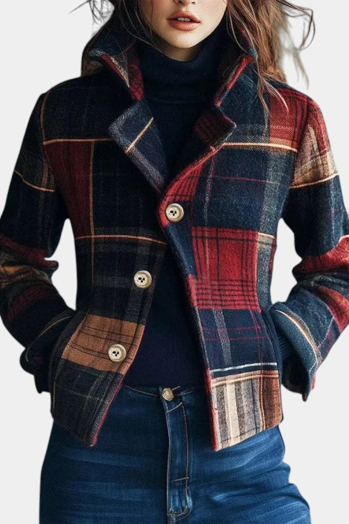 Bridget | Timeless Check Cropped Jacket