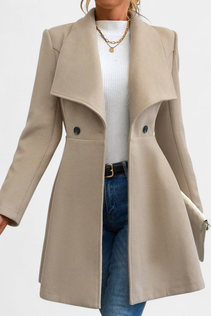 Ellen | Tailored Peplum Coat