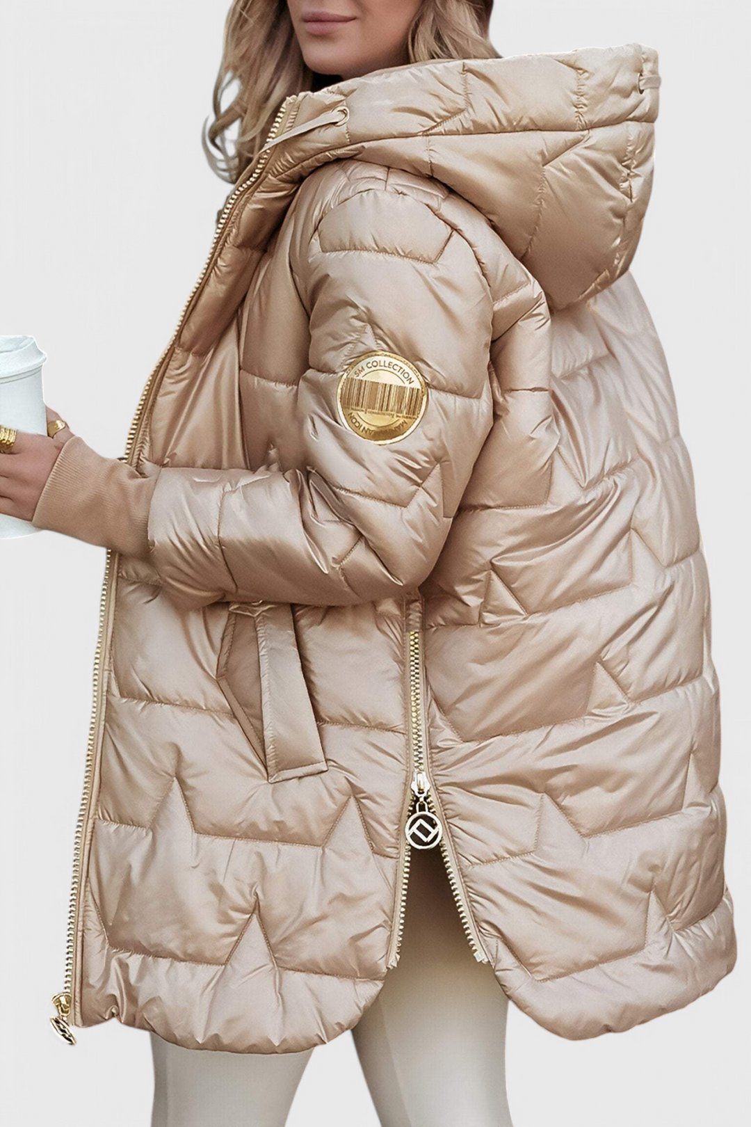 Selma | Hooded Longline Padded Jacket