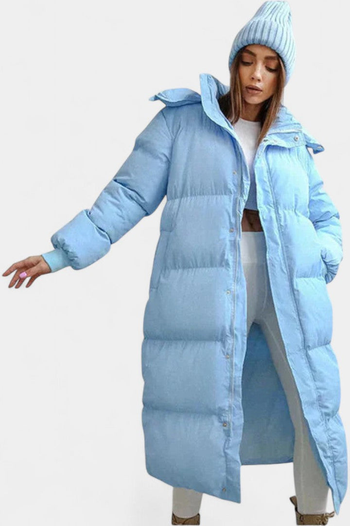 Ingeborg | Longline Hooded Puffer Coat