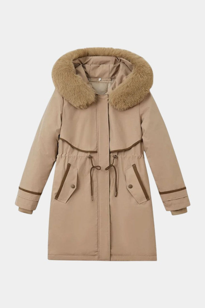 Fabienne | Long Belted Winter Parka