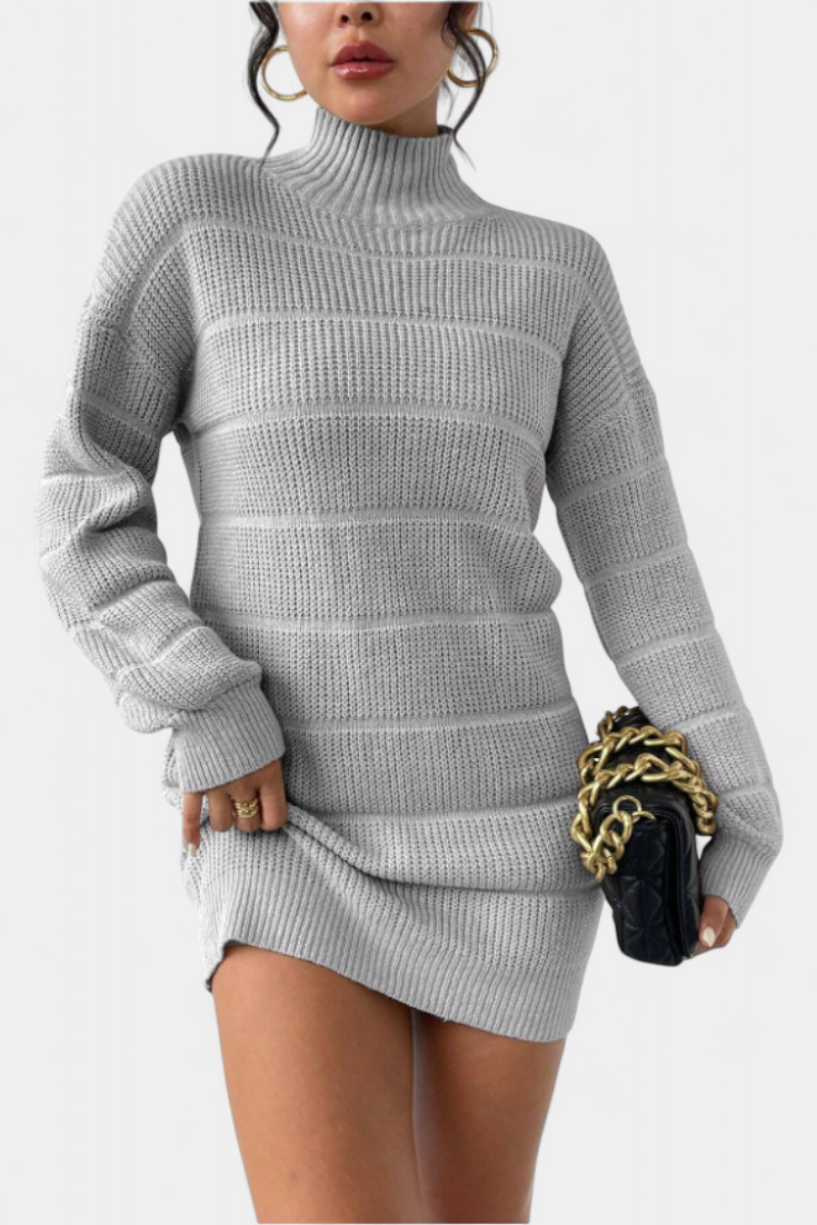 Fiona | Cozy Turtleneck Sweater Dress