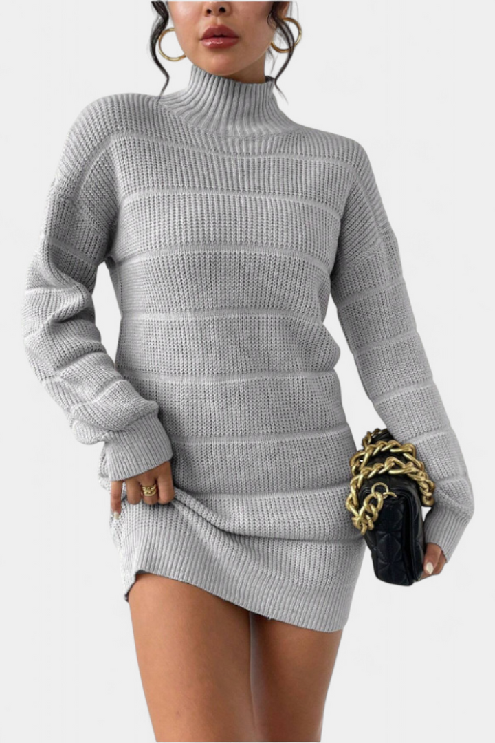 Fiona | Cozy Turtleneck Sweater Dress