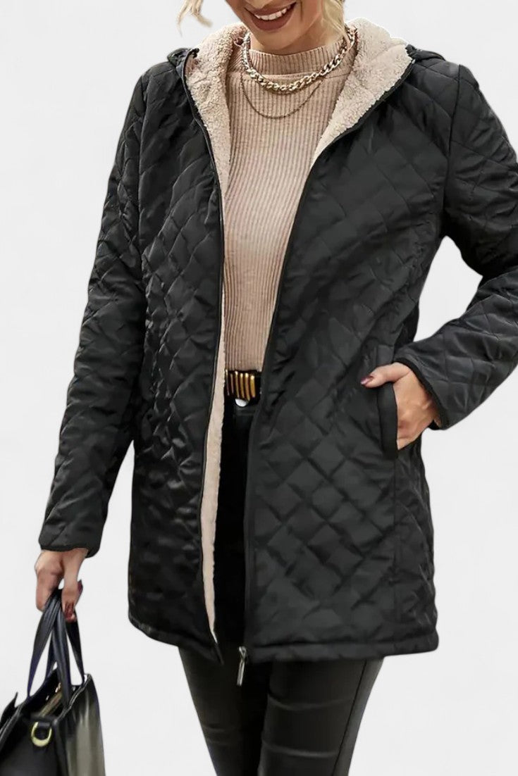 Aurelia | Cozy Hooded Quilted Jacket
