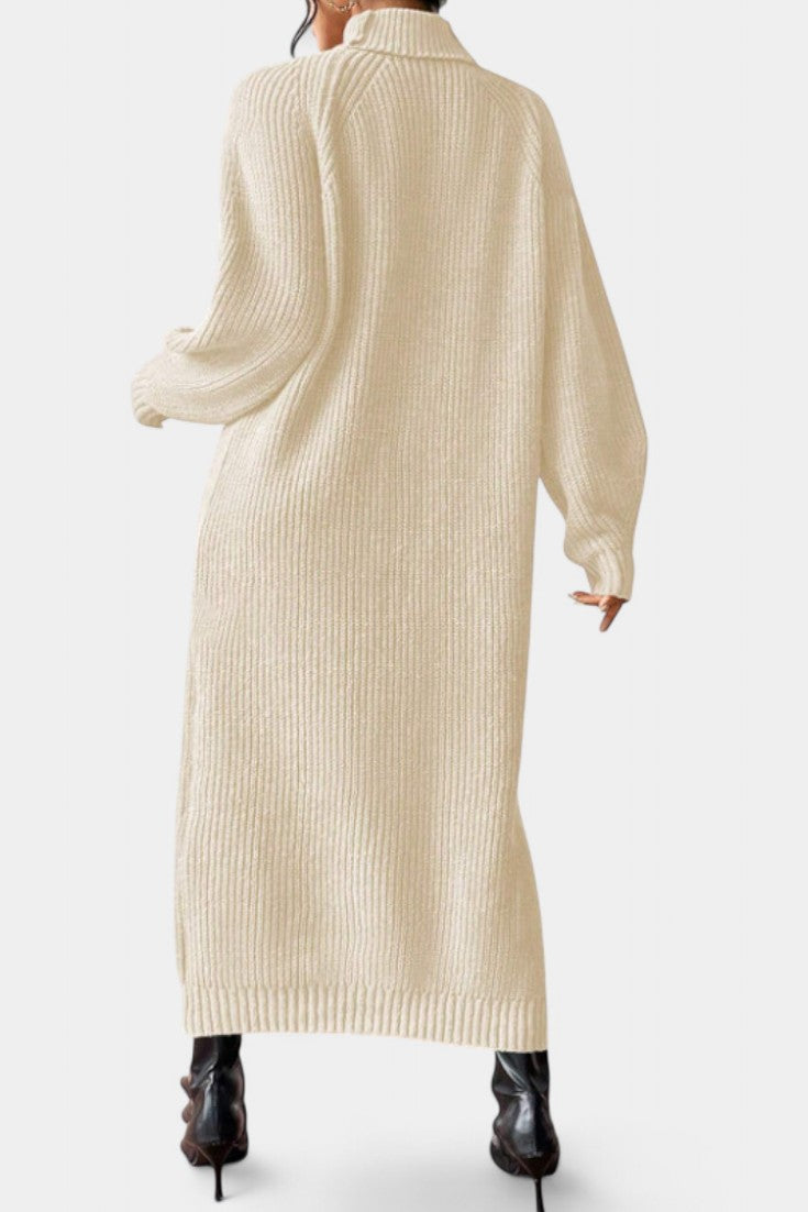 Helene | Cozy Turtleneck Midi Dress