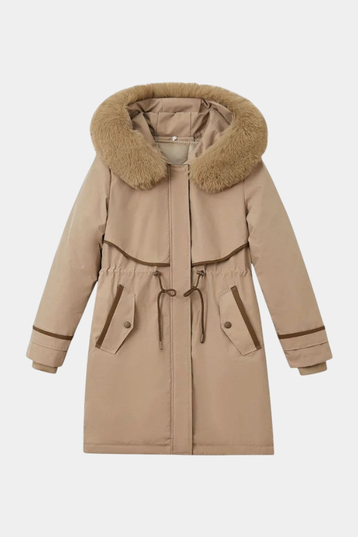 Adelia | Long Hooded Winter Parka
