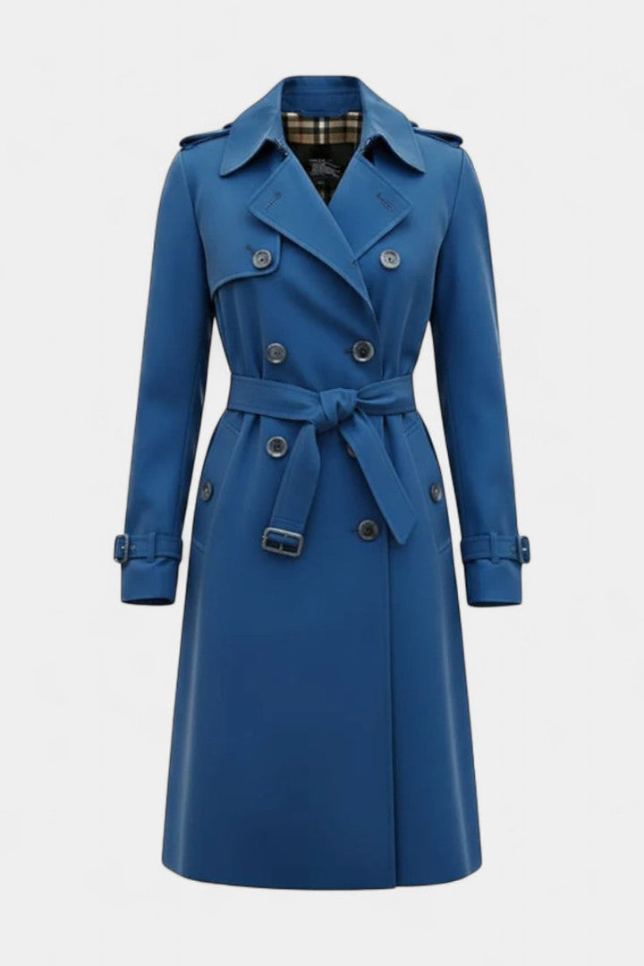 Vivienne | Double-Breasted Belted Trench Coat