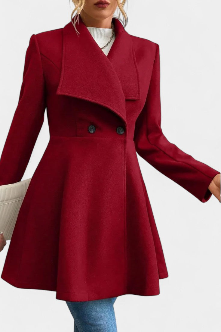 Ellen | Tailored Peplum Coat