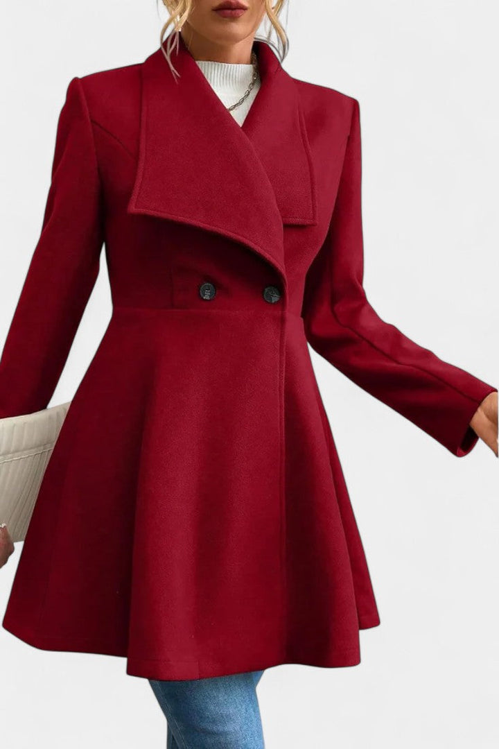 Ellen | Tailored Peplum Coat