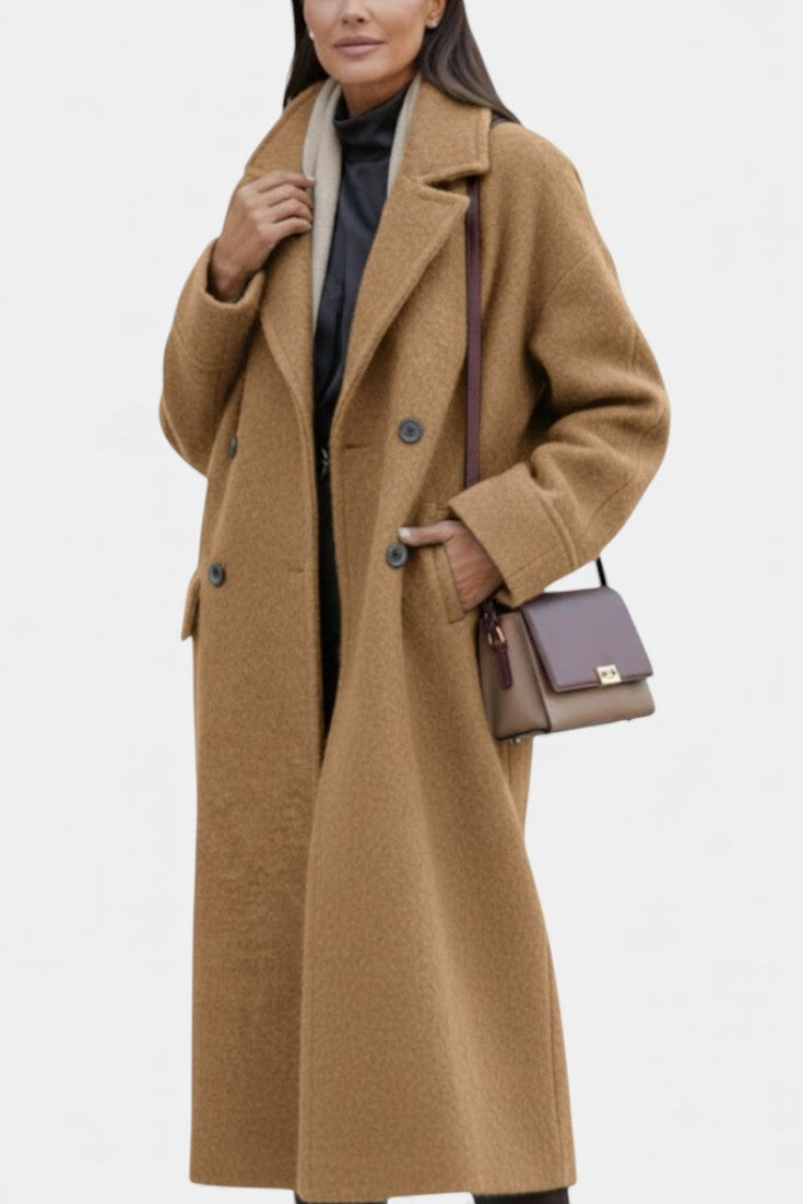 Winona | Oversized Double-Breasted Long Coat