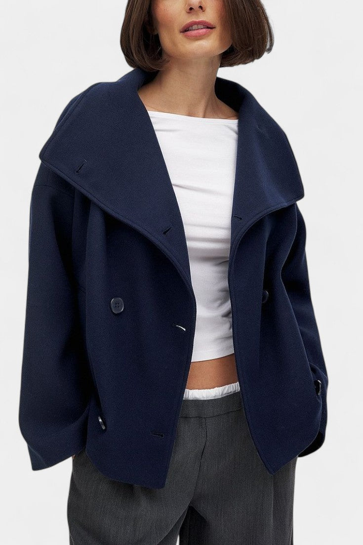 Miranda | Classic Collar Short Coat