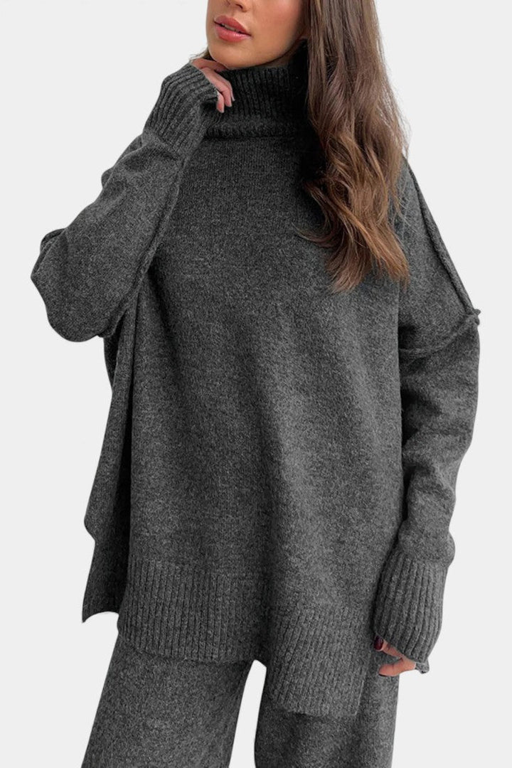 Elara | Cozy Turtleneck Two-Piece Set