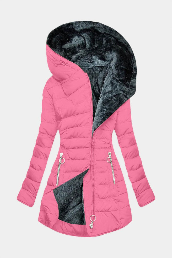 Annora | Warm Hooded Quilted Coat