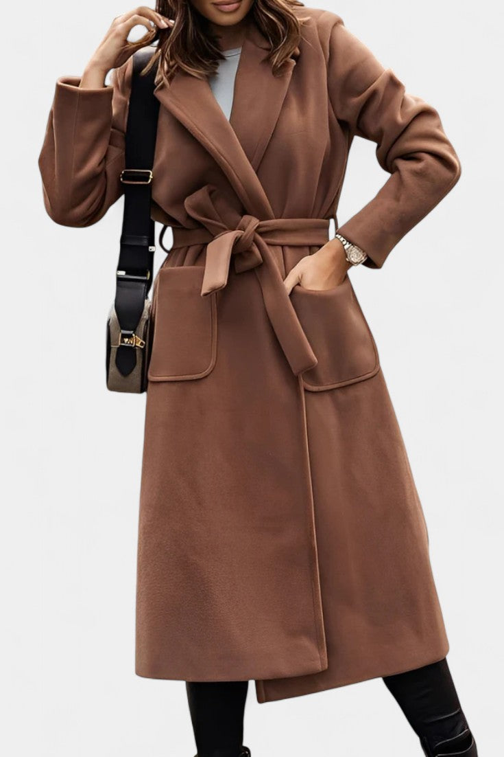 Vanessa | Belted Longline Coat